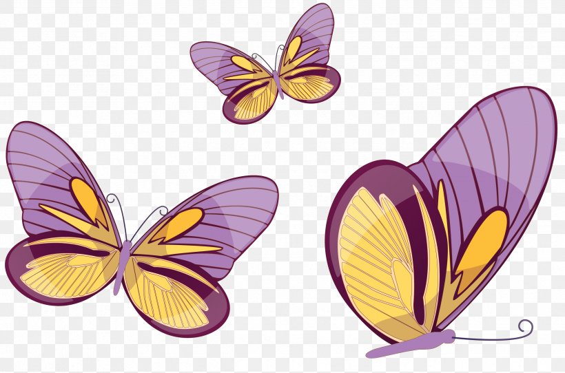 Butterflies And Moths Computer File, PNG, 2482x1641px, Butterflies And Moths, Brush Footed Butterfly, Butterfly, Computer Graphics, Drawing Download Free