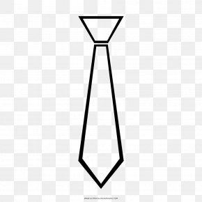 Gravata - Drawing Line Art Necktie Coloring Book Black And White PNG