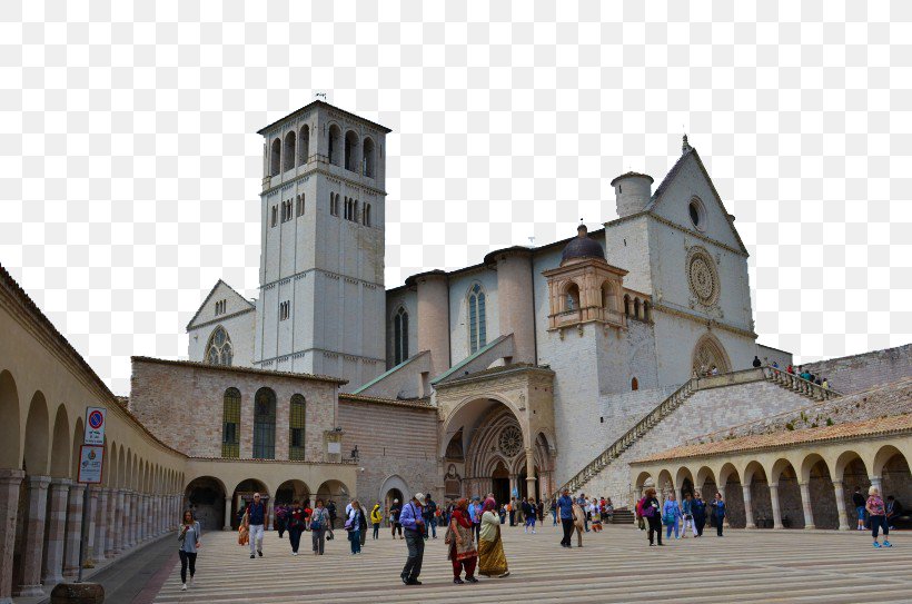 Basilica Of Saint Francis Of Assisi Monte Subasio Perugia, PNG, 820x543px, Basilica Of Saint Francis Of Assisi, Abbey, Architecture, Assisi, Basilica Download Free
