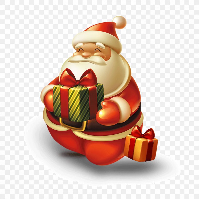 Creative Christmas, PNG, 1000x1000px, Santa Claus, Christmas, Christmas Card, Christmas Decoration, Christmas Gift Download Free