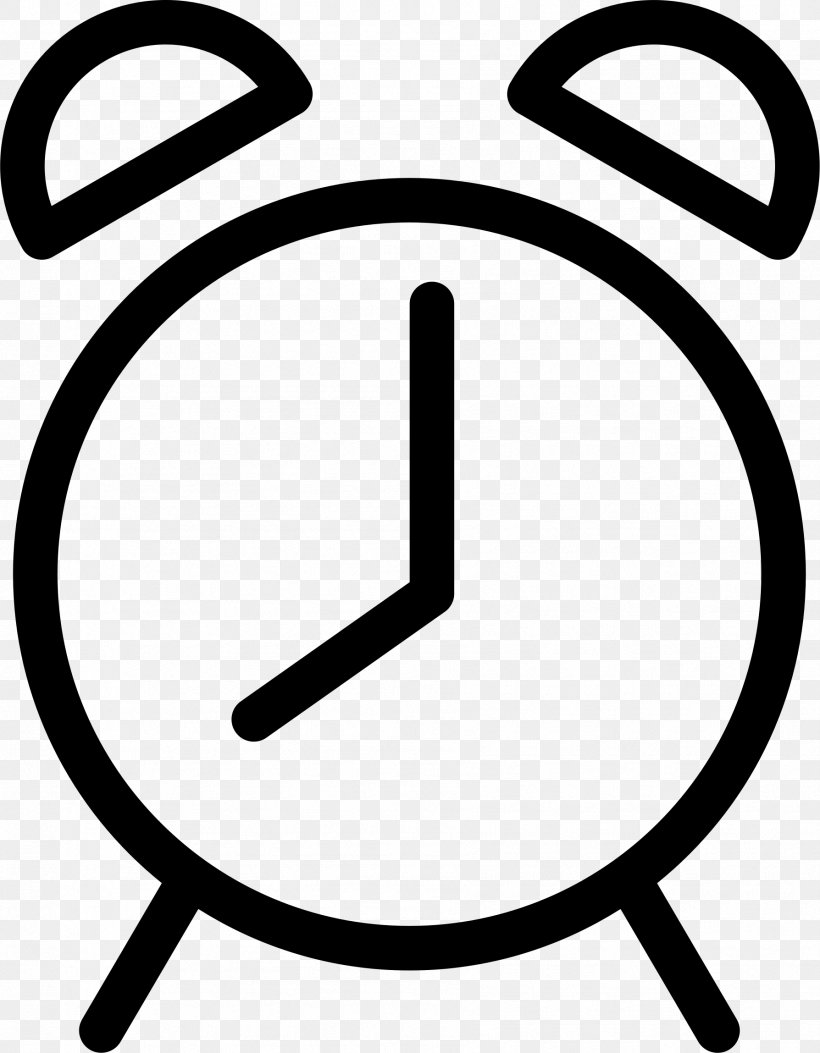 Black And White Symbol Area, PNG, 1788x2297px, Alarm Clocks, Area, Black And White, Symbol Download Free