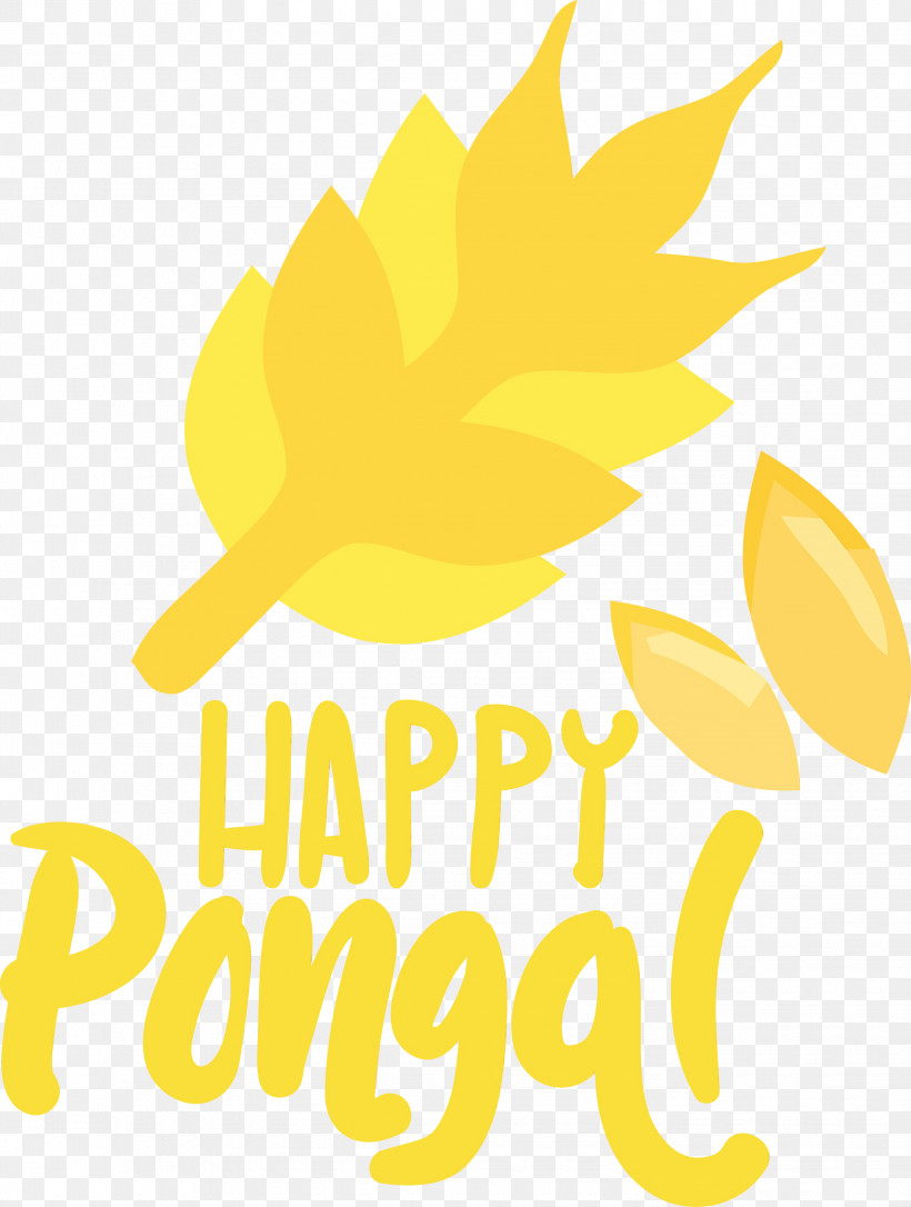 Flower Logo Yellow Leaf Meter, PNG, 2265x3000px, Pongal, Flower, Fruit, Happy Pongal, Harvest Festival Download Free