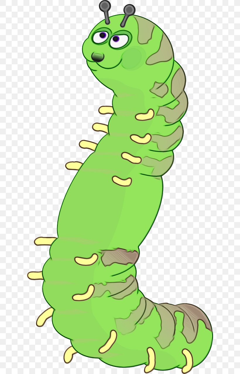 Green Cartoon Clip Art Caterpillar Crocodile, PNG, 640x1280px, Watercolor, Cartoon, Caterpillar, Crocodile, Crocodilia Download Free