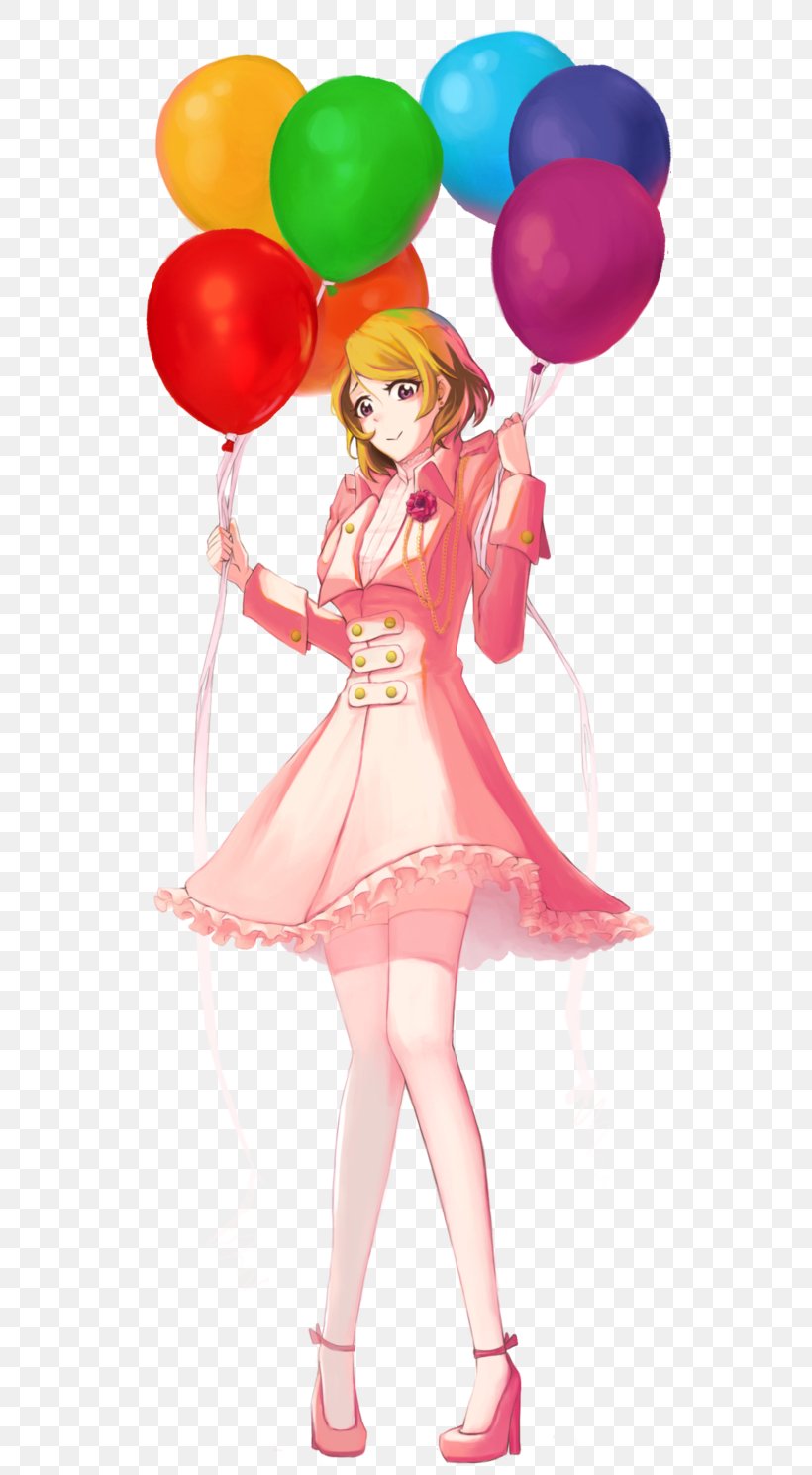 Balloon Cartoon Pink M Character, PNG, 536x1489px, Balloon, Cartoon, Character, Clown, Costume Download Free