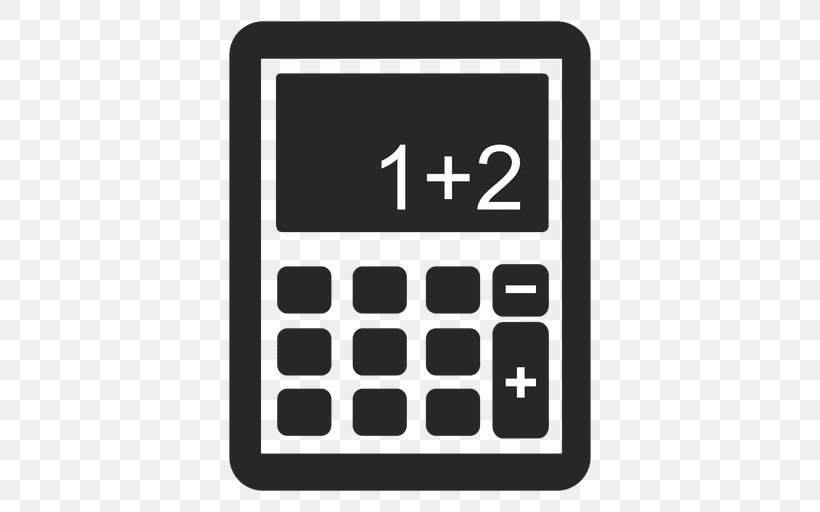 Calculator Calculation, PNG, 512x512px, Calculator, Area, Black, Brand, Calculation Download Free