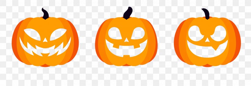 Jack-o'-lantern Vector Graphics Illustration Halloween Pumpkin, PNG, 1834x628px, Jackolantern, Calabaza, Cucurbita, Emoticon, Facial Expression Download Free