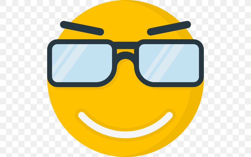 Smiley Emoticon Clip Art, PNG, 512x512px, Smiley, Emoticon, Eyewear, Glasses, Goggles Download Free
