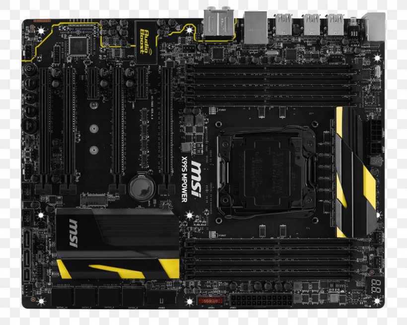 MSI X99S SLI Plus Motherboard LGA 2011 Scalable Link Interface, PNG, 1024x819px, Msi, Atx, Computer, Computer Accessory, Computer Case Download Free
