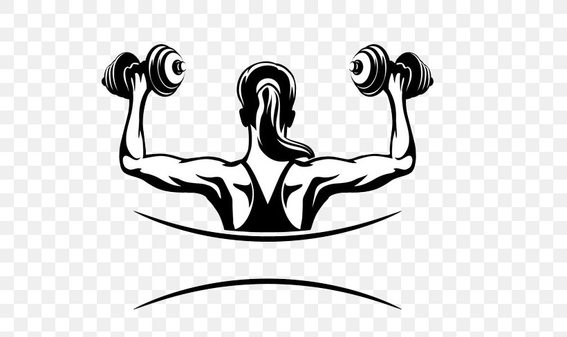 Physical Fitness Fitness Centre Physical Exercise Bodybuilding, PNG, 525x488px, Physical Fitness, Arm, Art, Bench, Black And White Download Free