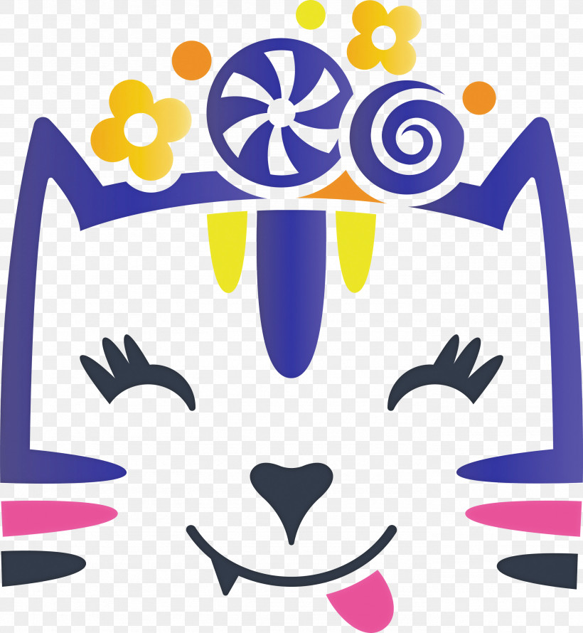 Cute Cat, PNG, 2764x3000px, Cute Cat, Line, Smile Download Free