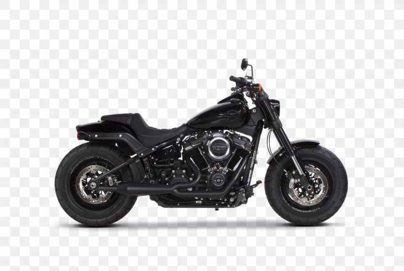 Exhaust System Harley-Davidson FLSTF Fat Boy Softail Motorcycle, PNG, 1024x687px, Exhaust System, Automotive Exhaust, Automotive Exterior, Automotive Tire, Automotive Wheel System Download Free