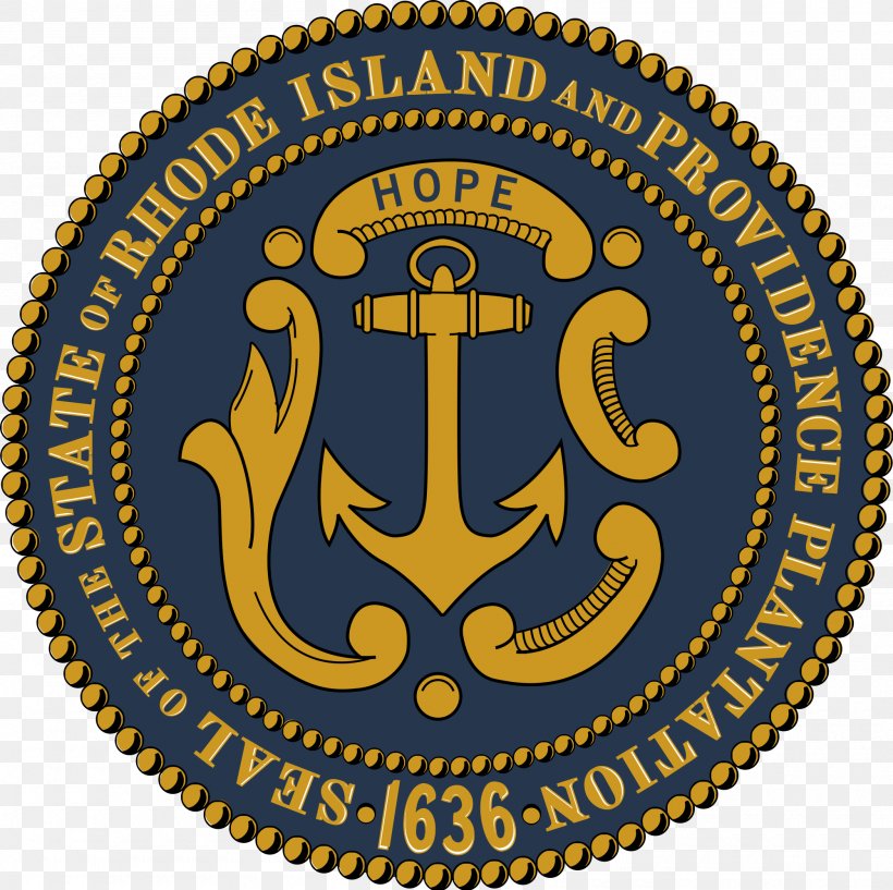 Flag Of Rhode Island Seal Of Rhode Island Secretary Of State Of Rhode Island Rhode Island Senate, PNG, 2000x1993px, Rhode Island, Badge, Brand, Crest, Emblem Download Free