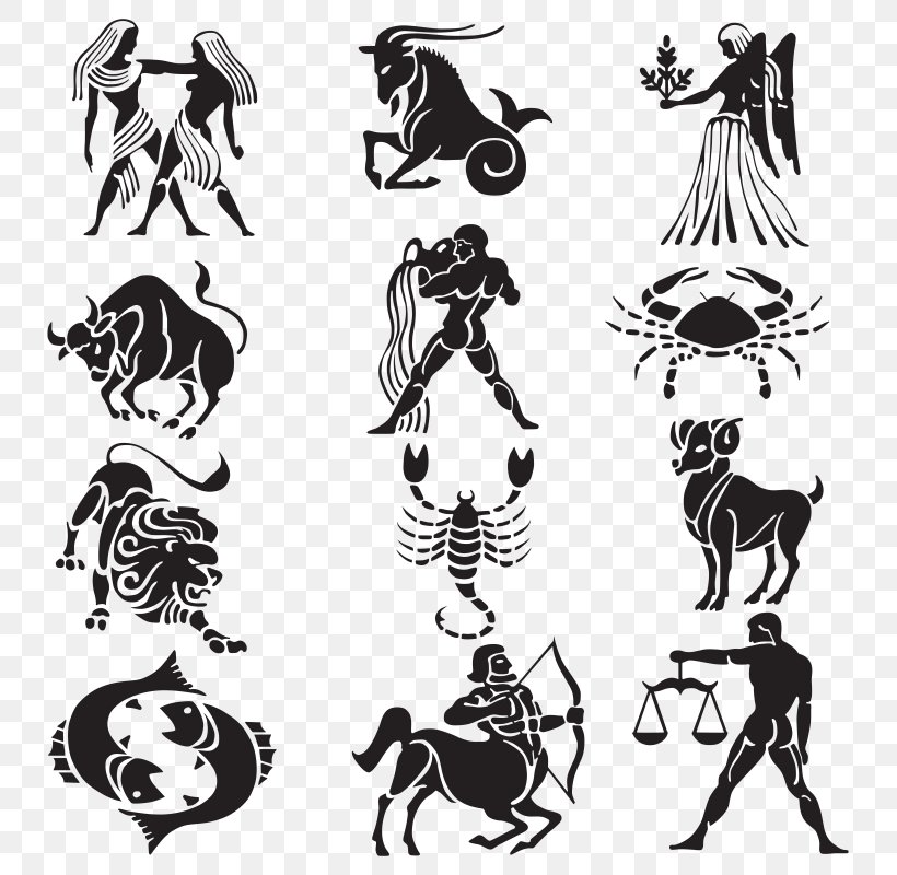 Astrological Sign Zodiac Astrology Cancer Clip Art, PNG, 765x800px, Astrological Sign, Aries, Art, Astrology, Black And White Download Free