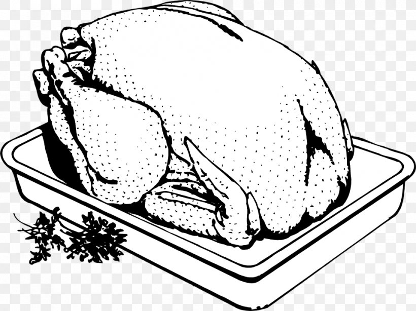 Turkey Meat Cooking Turkey Meat Clip Art, PNG, 958x718px, Turkey, Area, Art, Artwork, Black And White Download Free