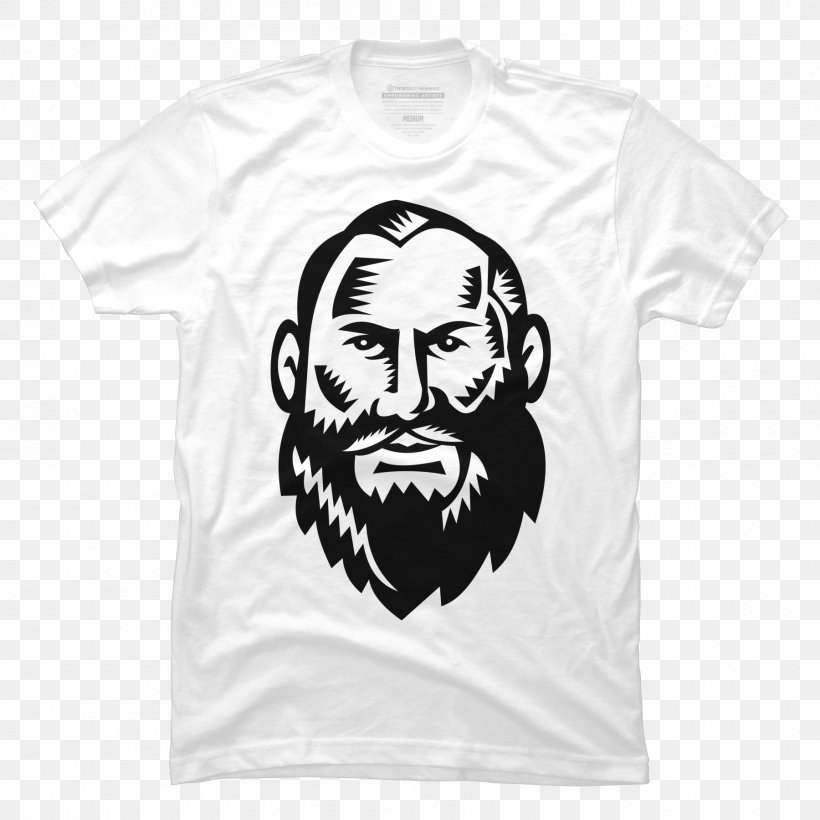 Woodcut Beard, PNG, 1800x1800px, Woodcut, Active Shirt, Beard, Black ...