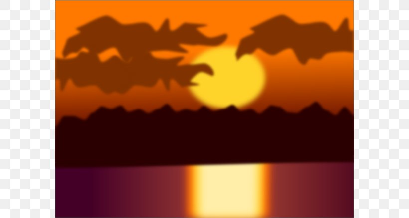 Sunset Dusk Clip Art, PNG, 600x438px, Sunset, Blog, Cloud, Dusk, Free Content Download Free