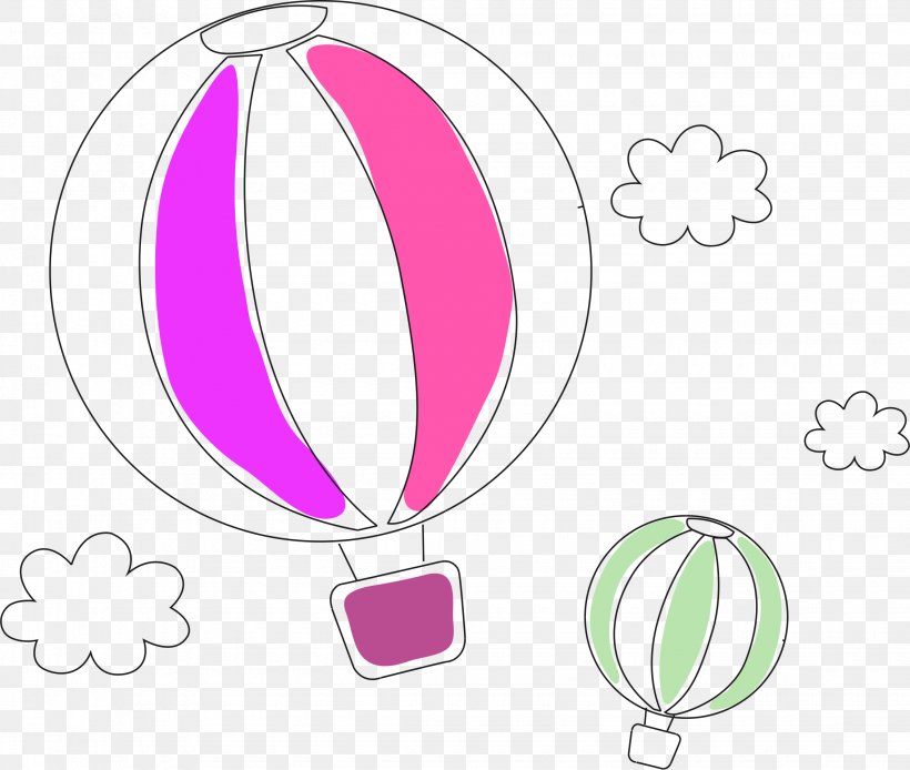 Cartoon Balloon Clip Art, PNG, 2260x1915px, Cartoon, Balloon, Designer, Hot Air Balloon, Magenta Download Free