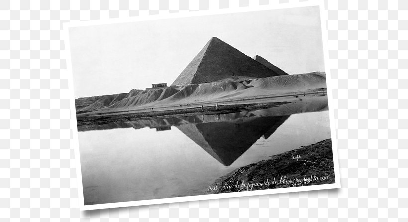 Great Pyramid Of Giza Great Sphinx Of Giza Egyptian Pyramids Pyramid Of Menkaure Nile, PNG, 567x448px, Great Pyramid Of Giza, Aircraft, Airplane, Aviation, Black And White Download Free
