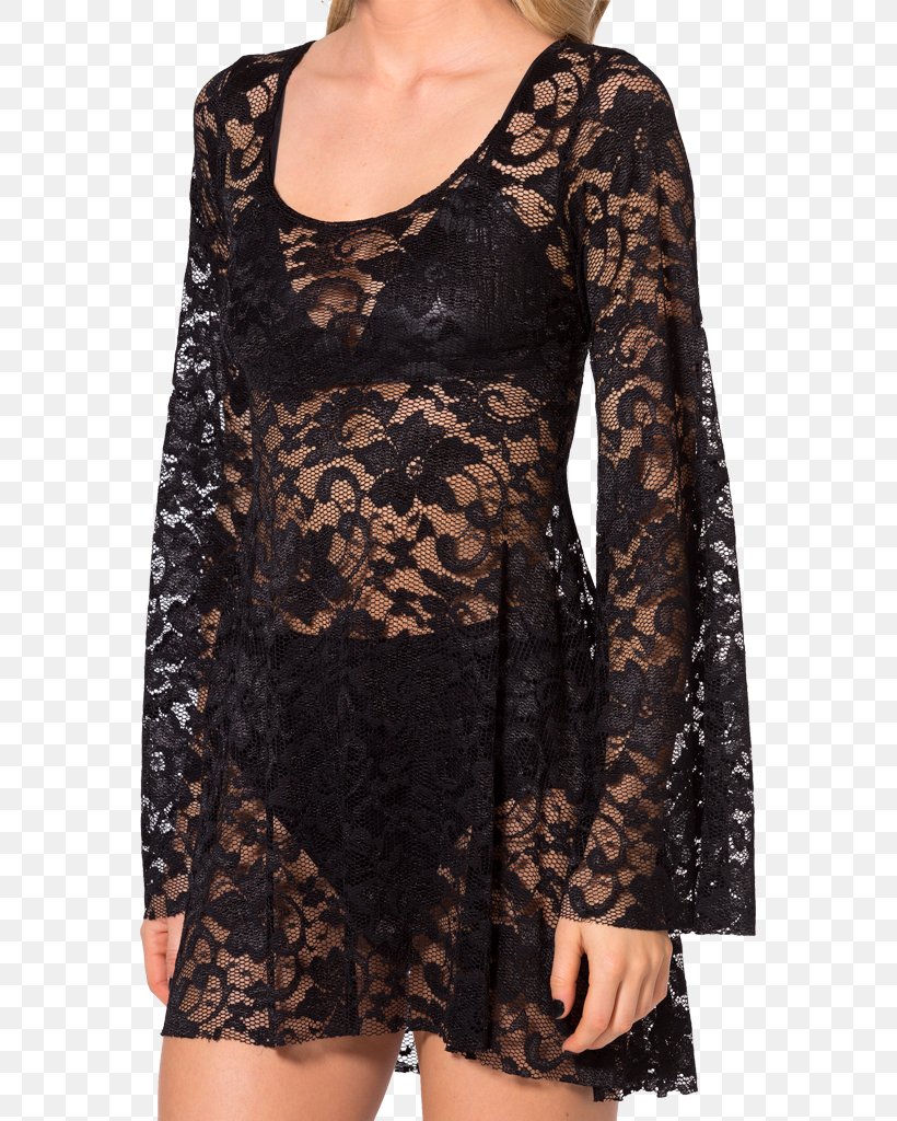 Little Black Dress Sleeve Cutwork Neckline, PNG, 683x1024px, Little Black Dress, Bandeau, Bell Sleeve, Clothing, Cocktail Dress Download Free