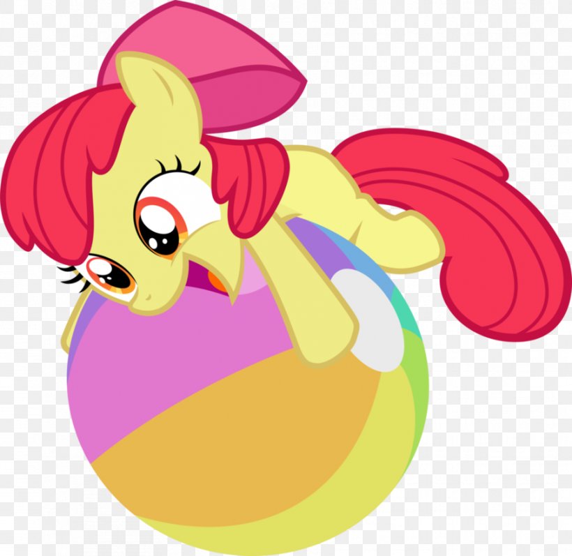 Apple Bloom Pony Pinkie Pie Rainbow Dash Art, PNG, 906x881px, Apple Bloom, Art, Beach Ball, Cartoon, Deviantart Download Free