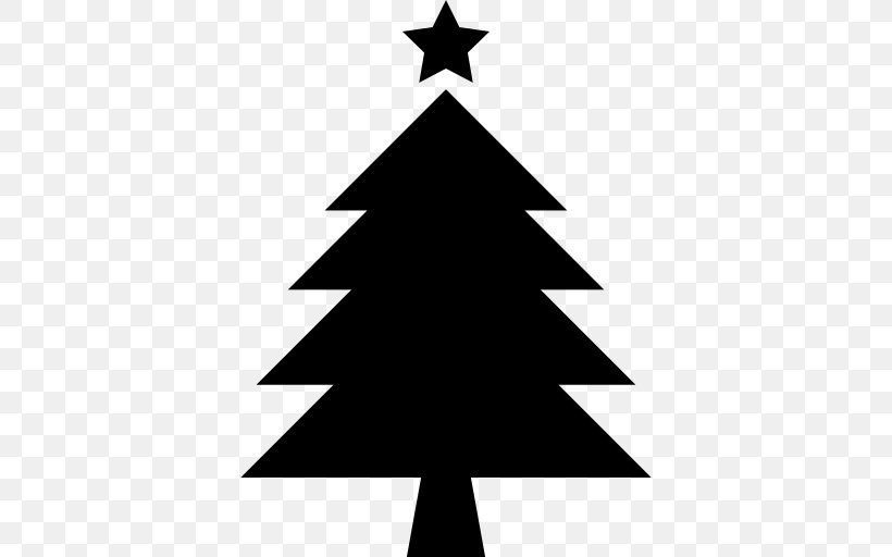 Christmas Day Christmas Tree Vector Graphics, PNG, 512x512px, Christmas Day, Blackandwhite, Christmas, Christmas Decoration, Christmas Eve Download Free