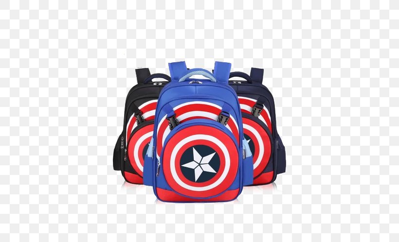 Captain America Student Backpack Bag Suitcase, PNG, 538x498px, Captain America, Aliexpress, Backpack, Bag, Baggage Download Free