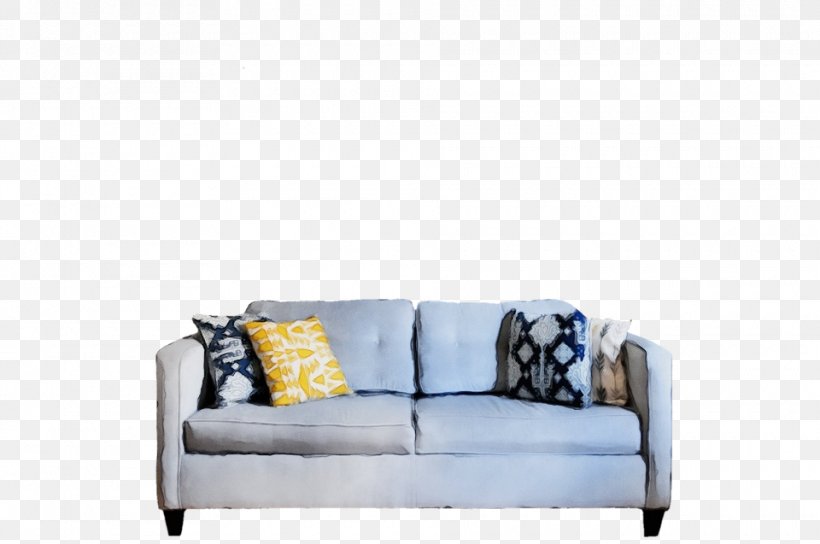 Furniture White Couch Blue Sofa Bed, PNG, 960x637px, Watercolor, Blue, Couch, Furniture, Interior Design Download Free