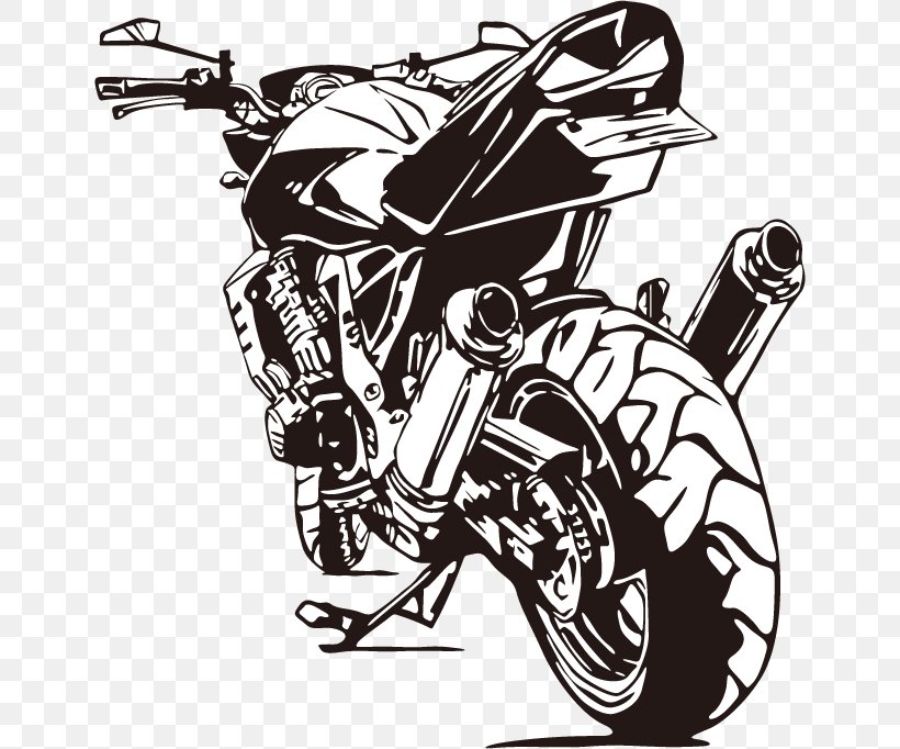 Germany Wall Decal Motorcycle Sticker Furniture, PNG, 648x682px, Germany, Art, Automotive Design, Bedroom, Black And White Download Free