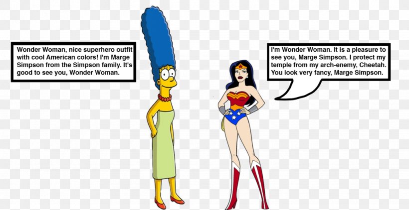 Marge Simpson Wonder Woman Maggie Simpson Themyscira Superhero, PNG, 1024x528px, Watercolor, Cartoon, Flower, Frame, Heart Download Free