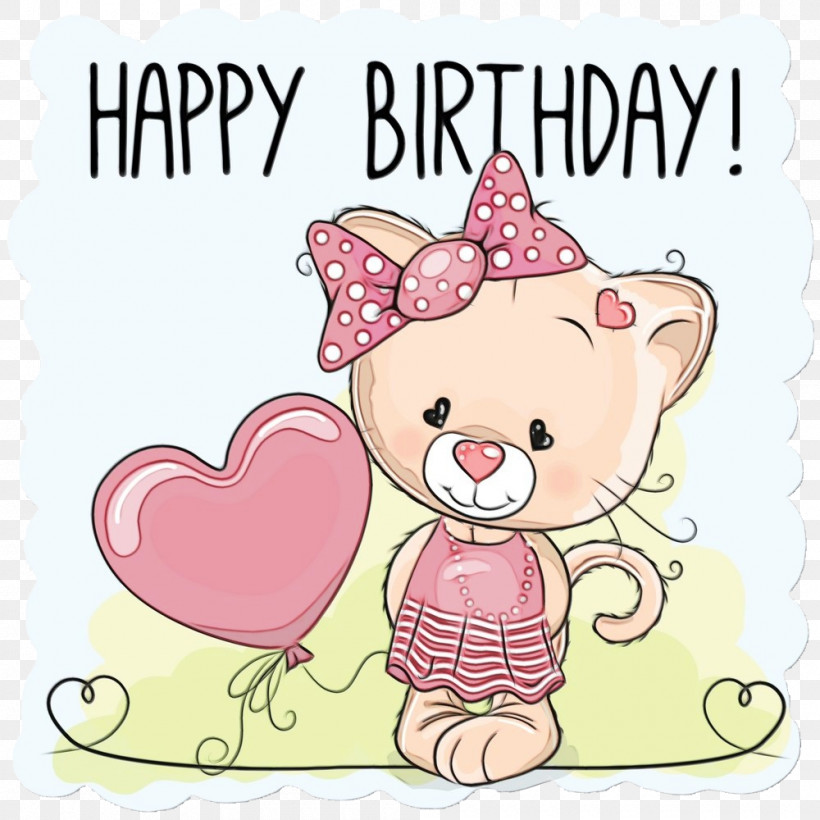 Teddy Bear, PNG, 1000x1000px, Happy Birthday, Animal Figure, Cartoon, Greeting Card, Heart Download Free