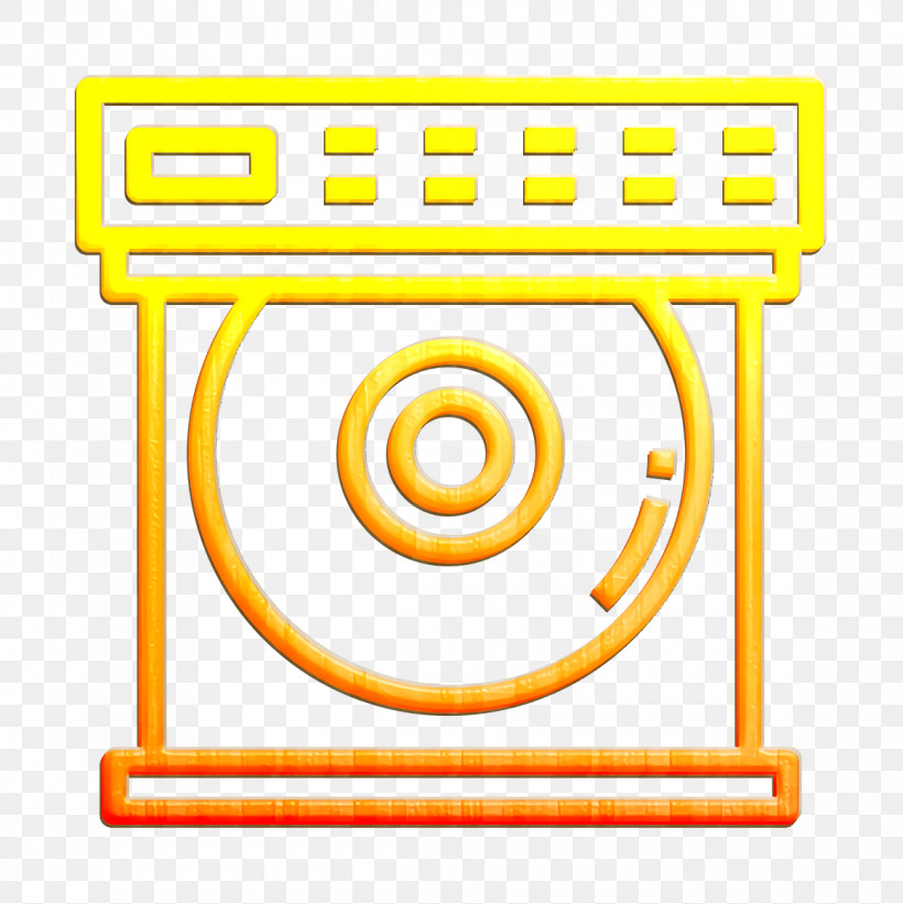 Electronic Device Icon Dvd Player Icon, PNG, 1160x1162px, Electronic Device Icon, Dvd Player Icon, Yellow Download Free