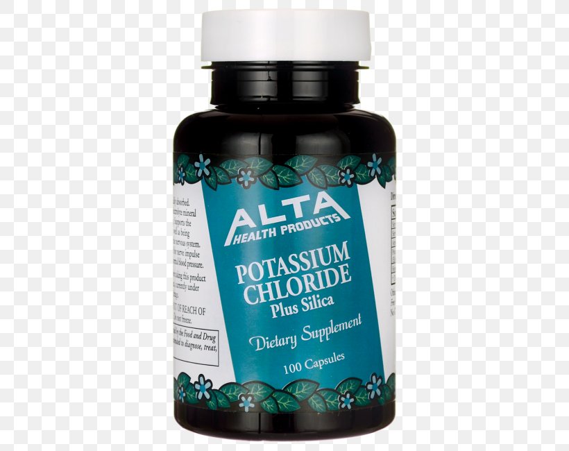 Dietary Supplement Alta Health Potassium Chloride Tablet Magnesium, PNG, 650x650px, Dietary Supplement, Chloride, Health, Liquid, Magnesium Download Free