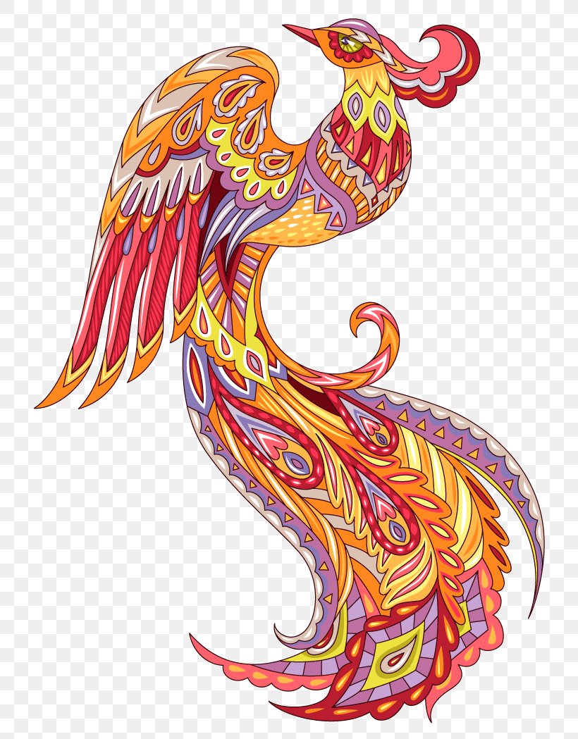 Firebird Phoenix Royalty-free, PNG, 765x1049px, Firebird, Art, Beak, Bird, Chicken Download Free