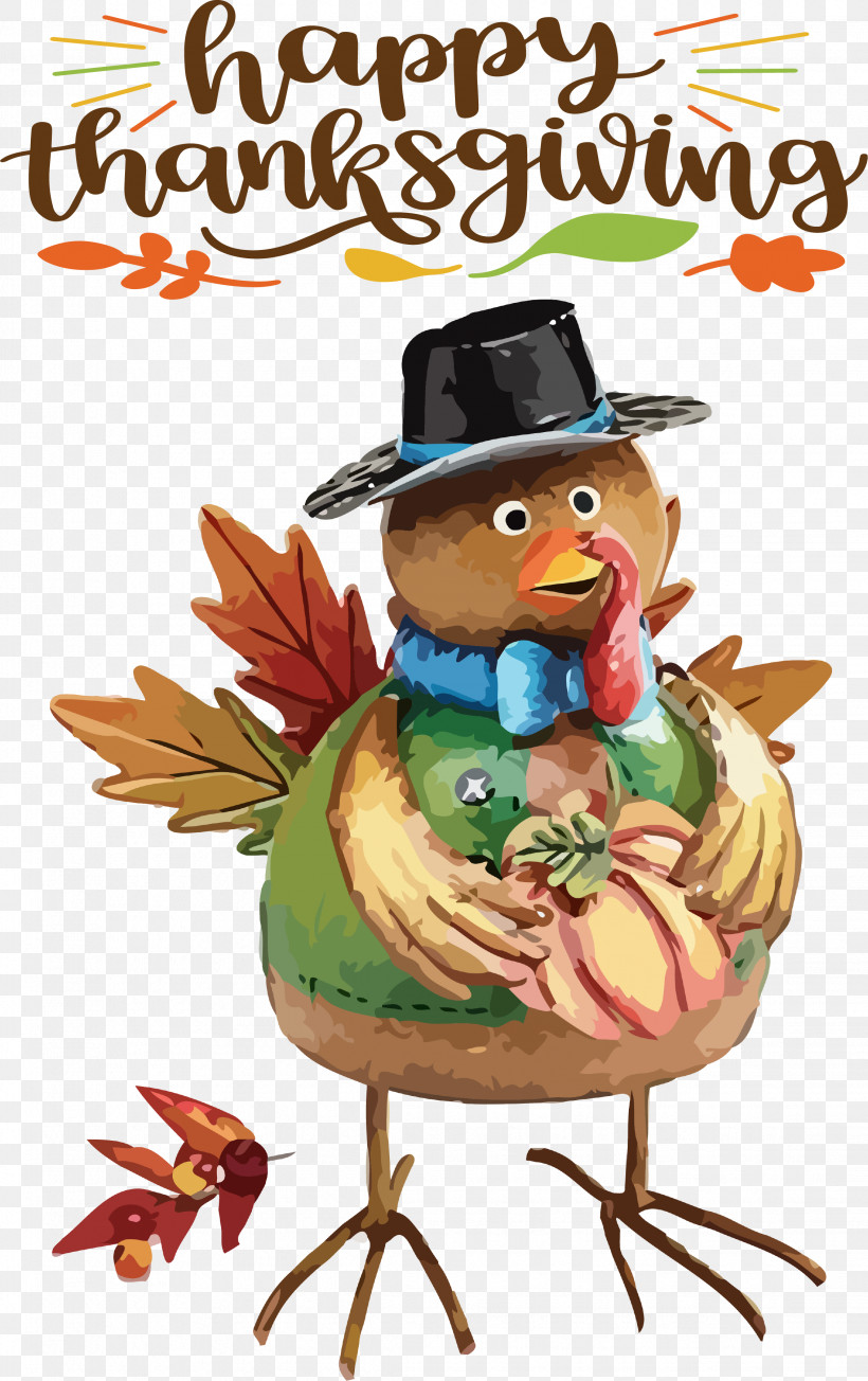 Happy Thanksgiving Turkey, PNG, 2264x3602px, Happy Thanksgiving, Animation, Cartoon, Christmas Ornament M, Holiday Download Free
