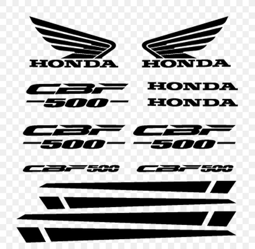 Honda Logo Honda CB500 Twin Sticker Honda CB600F, PNG, 800x800px, Honda, Area, Black, Black And White, Brand Download Free