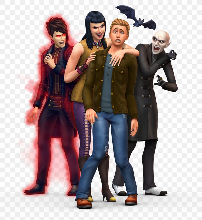The Sims 4: Vampires The Sims 3: Supernatural The Sims 2: University, PNG, 1101x1200px, Sims 4 Vampires, Action Figure, Costume, Electronic Arts, Fictional Character Download Free