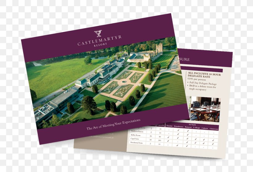Castlemartyr Resort Advertising Brand Brochure, PNG, 1024x700px, Advertising, Brand, Brochure, Resort Download Free