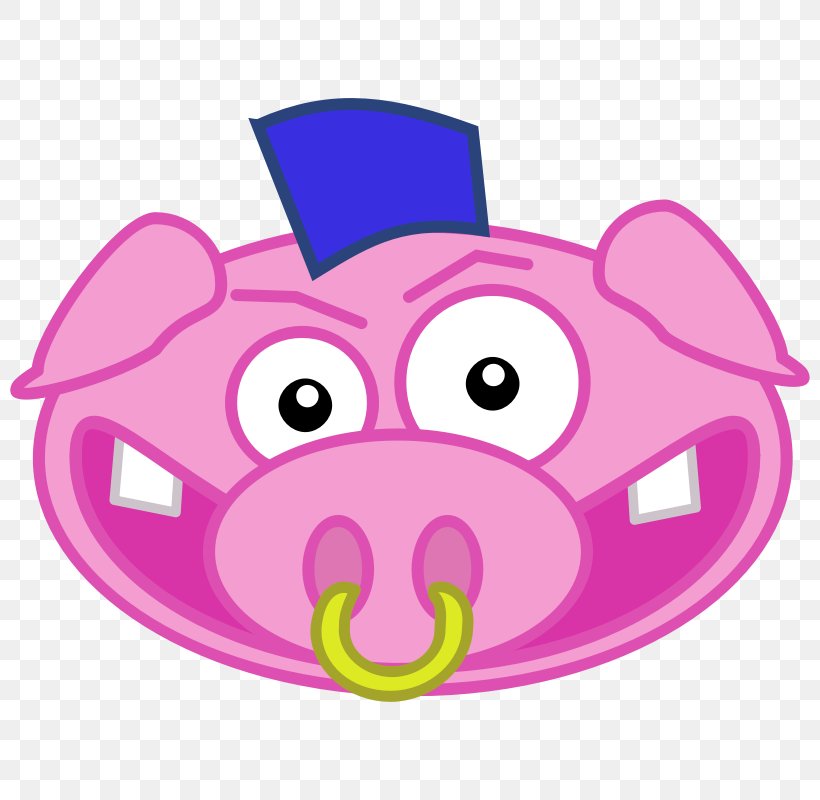 Domestic Pig Free Content Clip Art, PNG, 800x800px, Domestic Pig, Area, Black And White, Blog, Cartoon Download Free