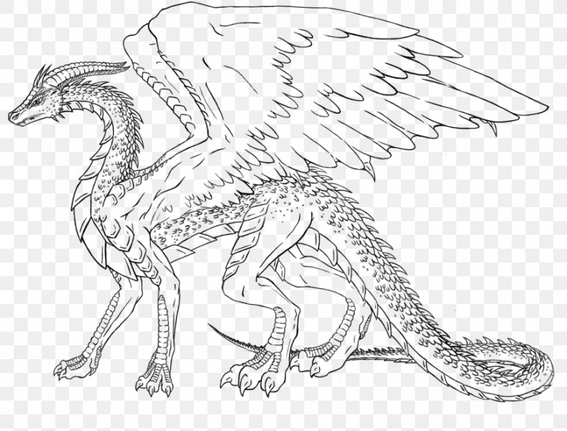 Line Art Velociraptor Drawing Wildlife Fauna, PNG, 900x685px, Line Art, Animal, Animal Figure, Artwork, Beak Download Free