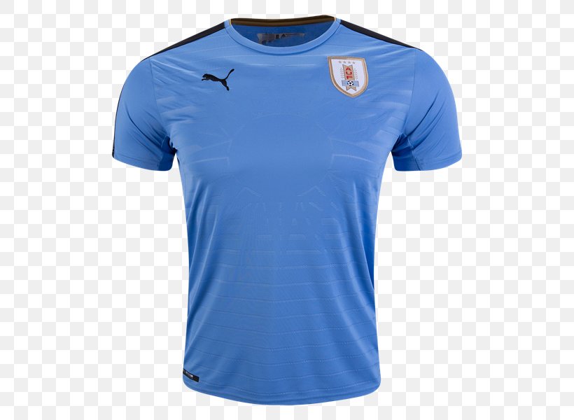 2018 World Cup T-shirt Uruguay National Football Team Italy National Football Team Jersey, PNG, 600x600px, 2018, 2018 World Cup, Active Shirt, Blue, Clothing Download Free