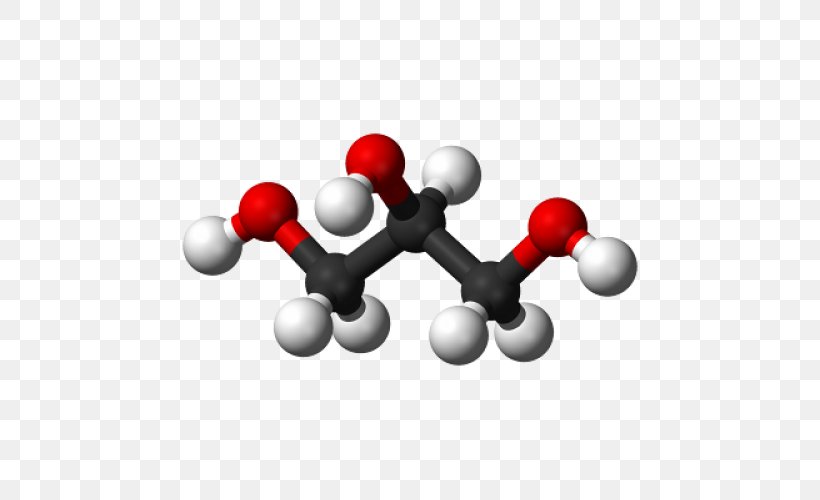 Glycerol 3-Mercaptopropane-1,2-diol Molecule Propylene Glycol Chemistry, PNG, 500x500px, Glycerol, Ballandstick Model, Chemical Compound, Chemical Formula, Chemistry Download Free