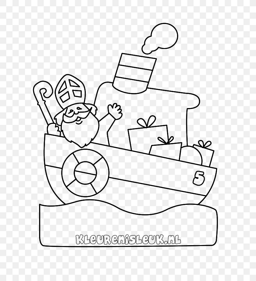Pakjesboot 12 Kleurplaat Sinterklaas Drawing Steamboat, PNG, 700x900px, Kleurplaat, Animal, Area, Art, Black And White Download Free