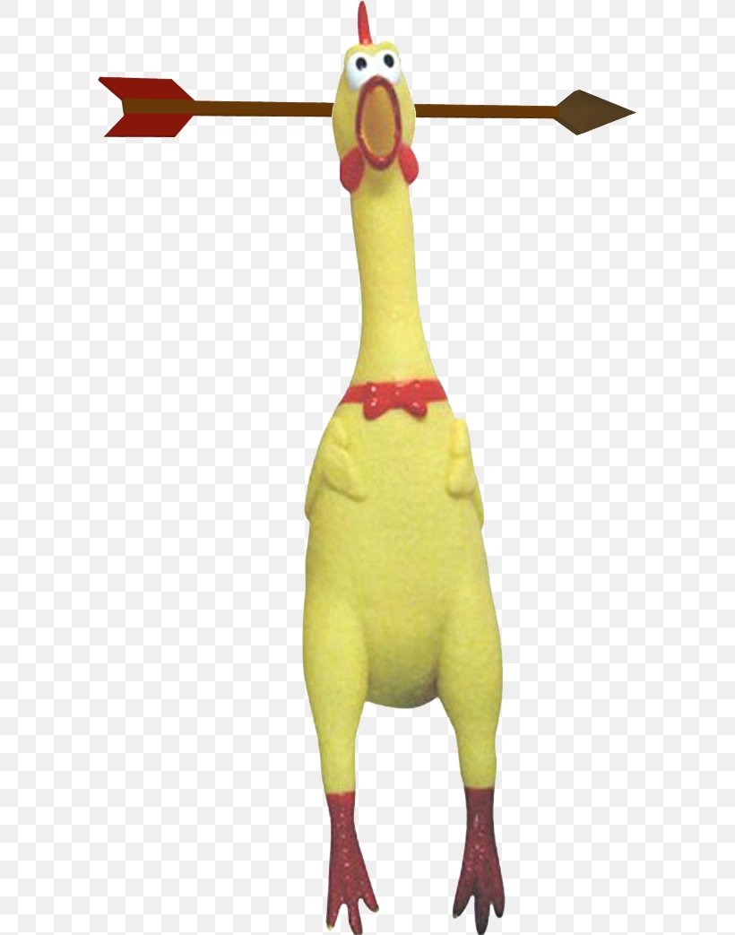 Rubber Chicken Natural Rubber Plastic Rooster, PNG, 601x1043px, Chicken, Animal Figure, Beak, Bird, Costume Download Free