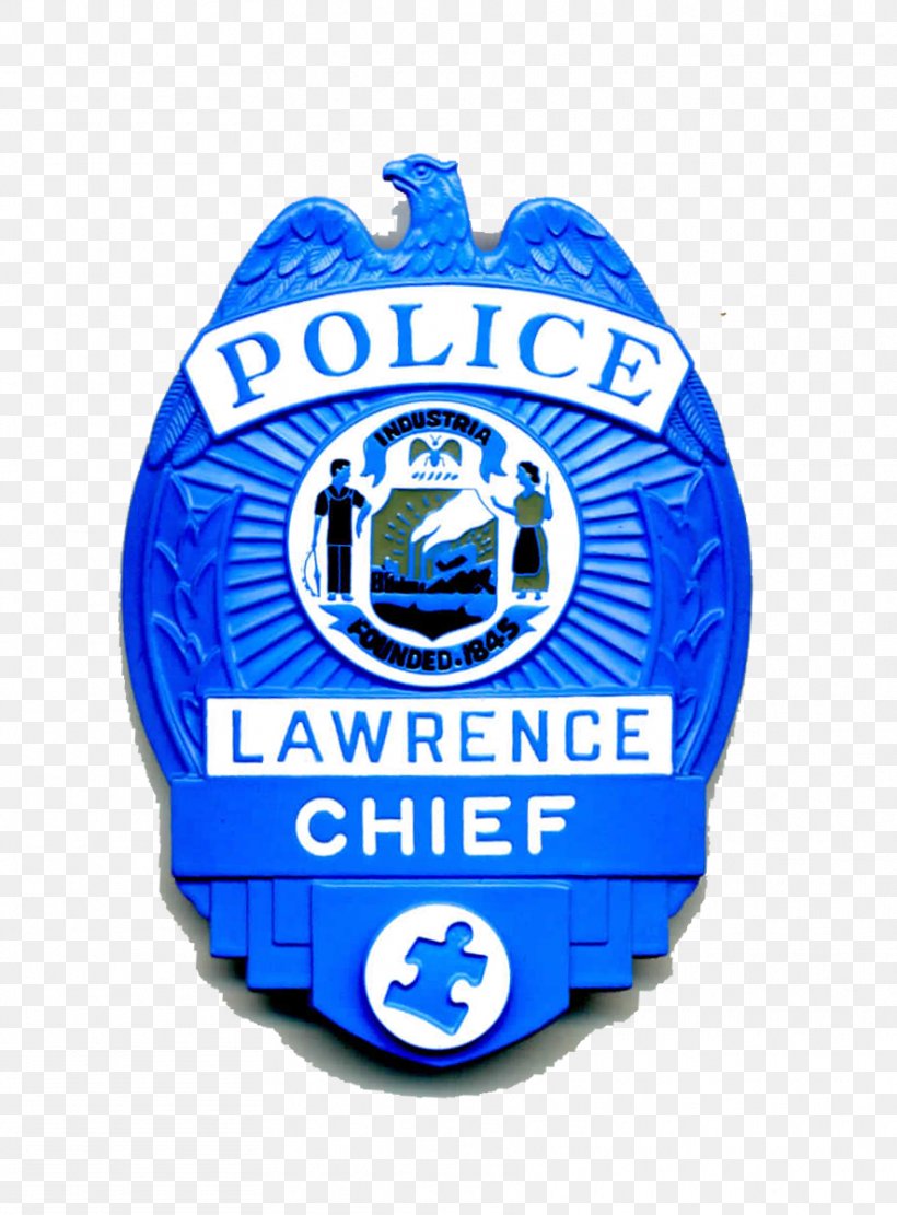 Badge Lawrence Police Department Police Officer Auxiliary Police, PNG, 885x1200px, Badge, Autism, Auxiliary Police, Blue, Blue Police Download Free