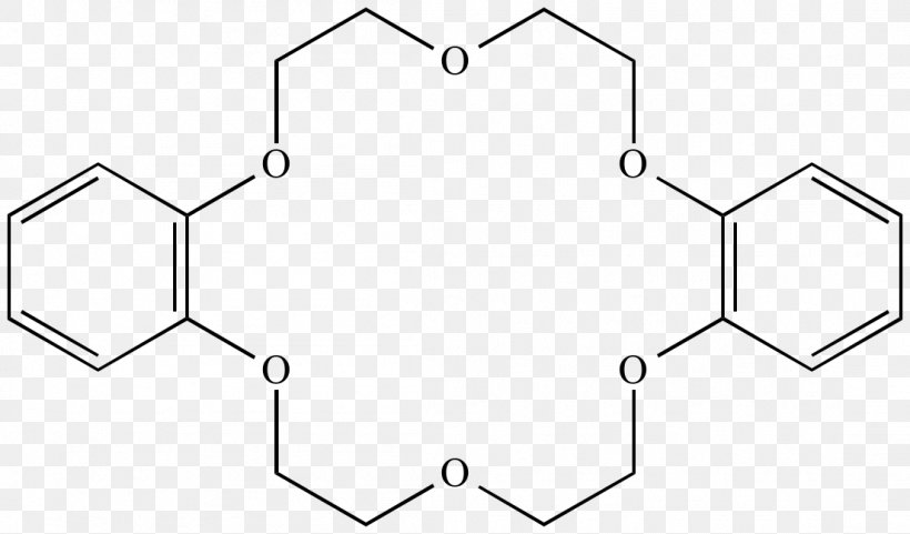 Crown Ether Dibenzo-18-crown-6 Organic Chemistry, PNG, 1104x648px, Ether, Area, Black And White, Catechol, Charles J Pedersen Download Free