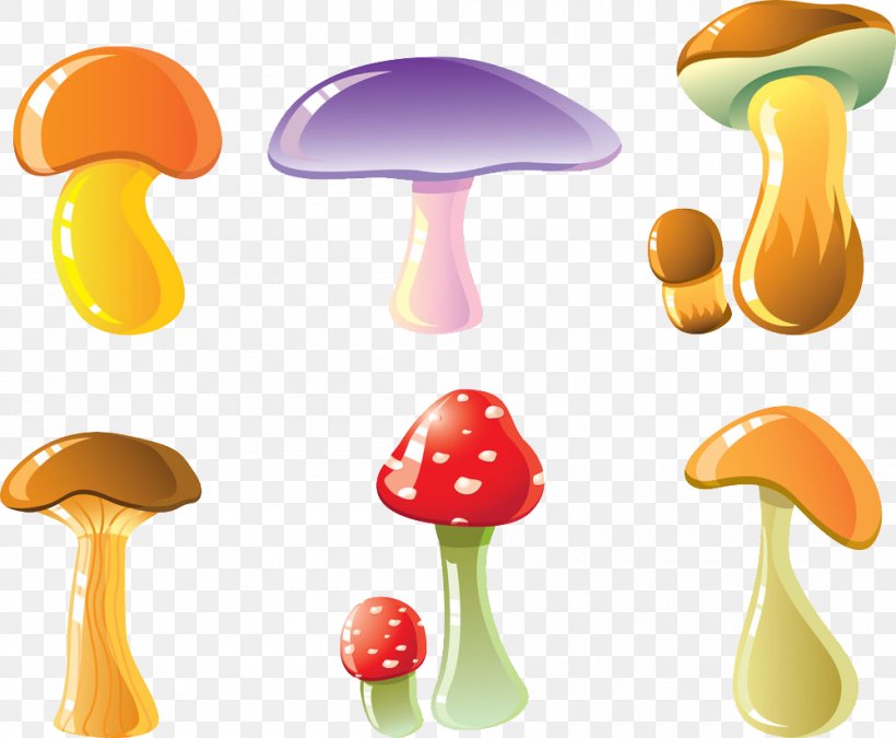 Edible Mushroom Euclidean Vector Cartoon, PNG, 1000x824px, Mushroom, Cartoon, Edible Mushroom, Food, Fungus Download Free