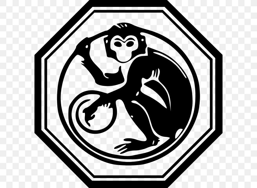 Monkey Chinese Zodiac Chinese New Year Snake, PNG, 600x600px, Monkey, Area, Art, Artwork, Astrological Sign Download Free