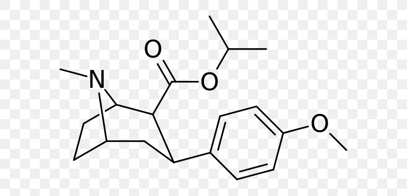 Phenyltropane Tropane Alkaloid Cocaine Dopamine Reuptake Inhibitor, PNG, 640x395px, Tropane, Area, Black And White, Chemical Compound, Cocaethylene Download Free