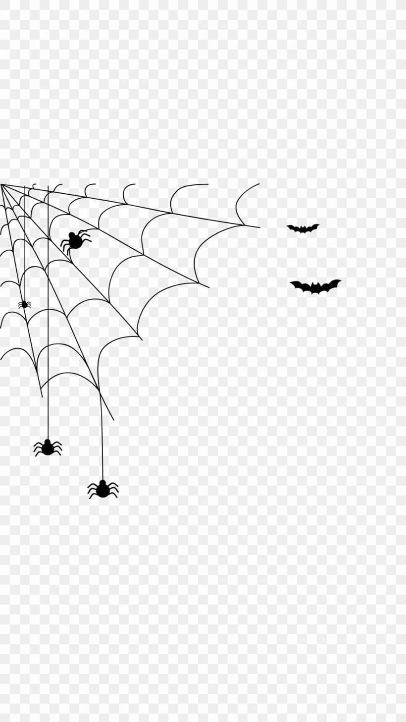 Spider Web Black And White Halloween, PNG, 1080x1920px, Black And White, Area, Art, Black, Cartoon Download Free