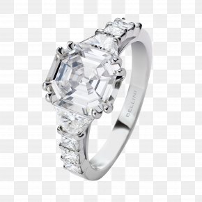 Jewellery - Jewellery Diamond Bellini Solitaire Ring PNG